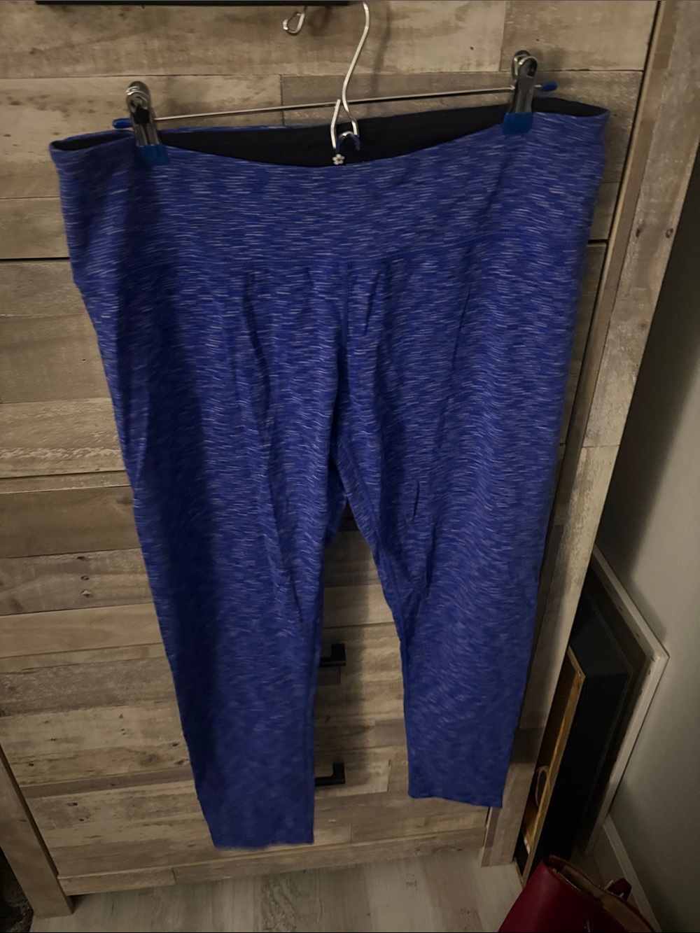 Tuff Athletics Royal Blue Space-Dye Leggings